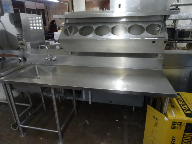 lot 87 image: Stainless Sink and Prep Station
