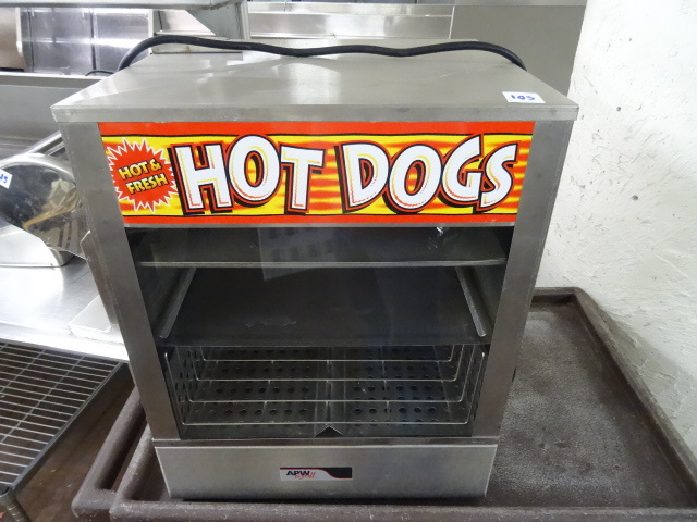 lot 103 image: APW Wyott Hot Dog Warming Cabinet