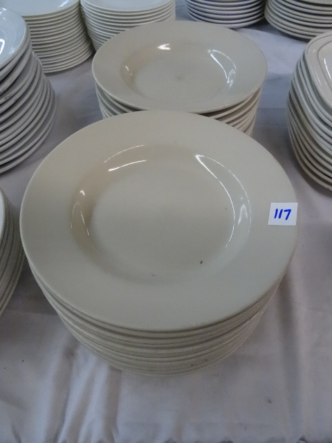 lot 117 image: Deep Plate Pasta Bowls