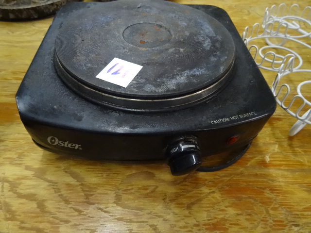 lot 121 image: Oster Electric Hot Plate