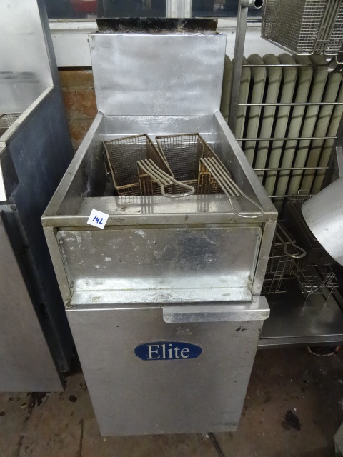 lot 142 image: Elite Model EFS 40 Fryer Natural Gas