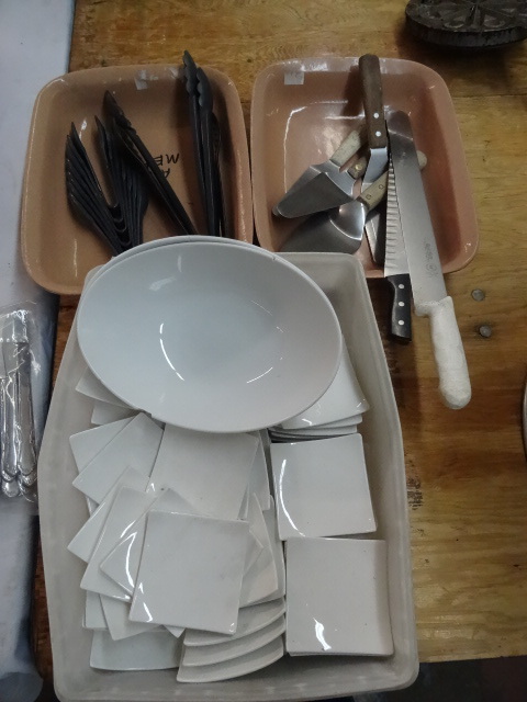 lot 168 image: Sushi Plates, Serving Utensils