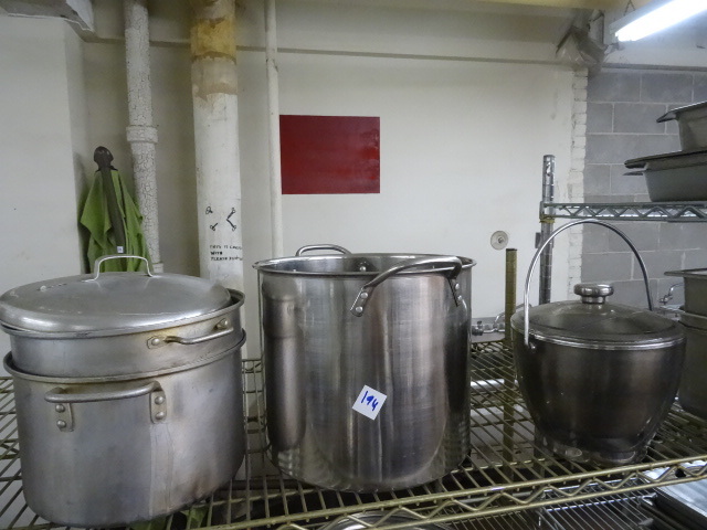 lot 194 image: Ice Bucket  2 Cooking Pots