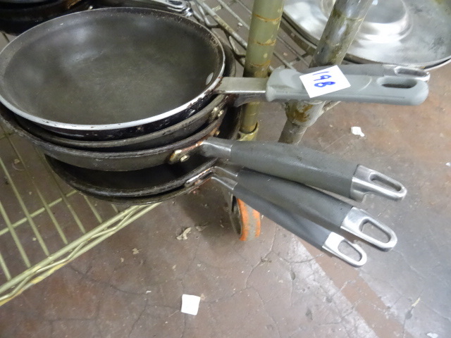lot 198 image: 8 Sautee Pans
