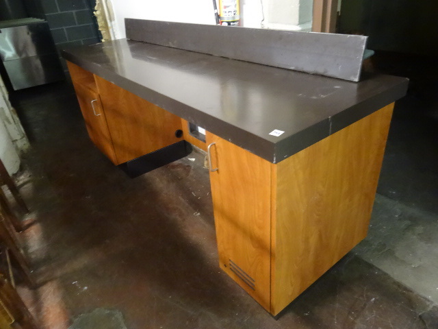 lot 249 image: Laminate Counter 86 X 27 X 36 2 Doors