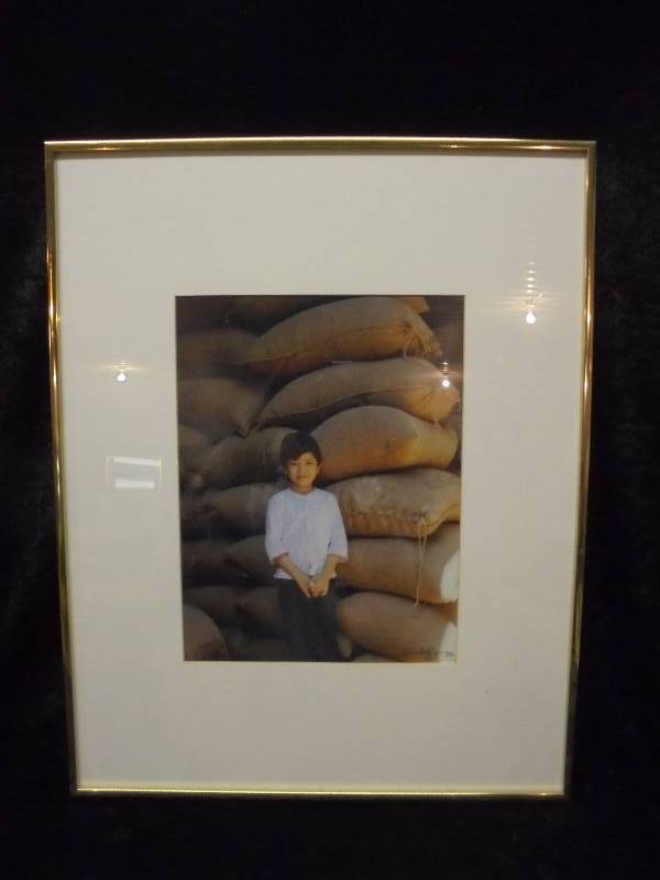 Framed Photography, VietnamChild, 1970, 24x19