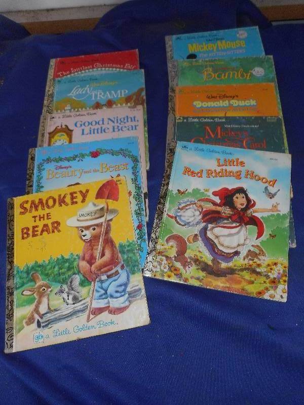 lot 35 image: 10 COLLECTIBLE GOLDEN BOOKS