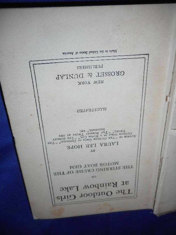 lot 43 image: ANTIQUE GOLDEN GIRLS AT RAINBOW LAKE BOOK