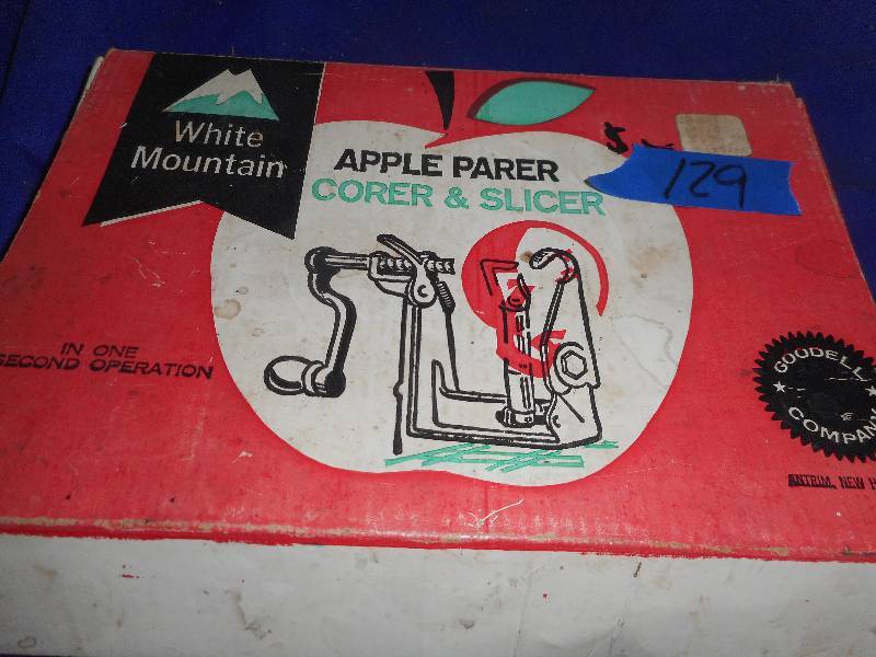 lot 129 image: VINTAGE IRON APPLE CORER