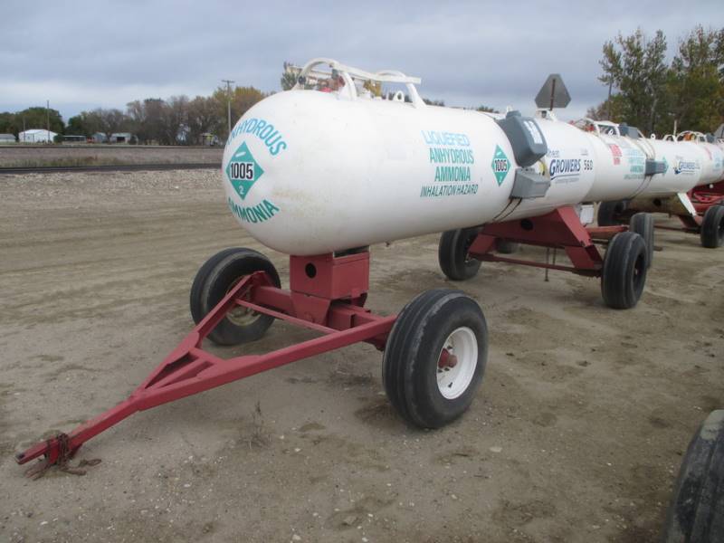 1,000 gal Anhydrous TankTrailer