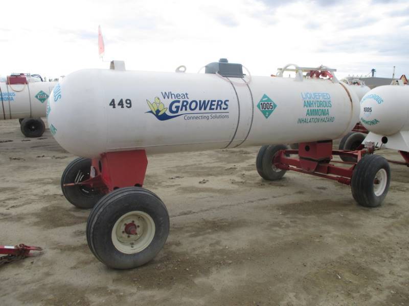 1,000 gal Anhydrous TankTrailer