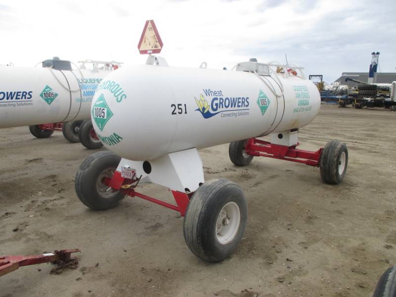 1,000 gal Anhydrous TankTrailer