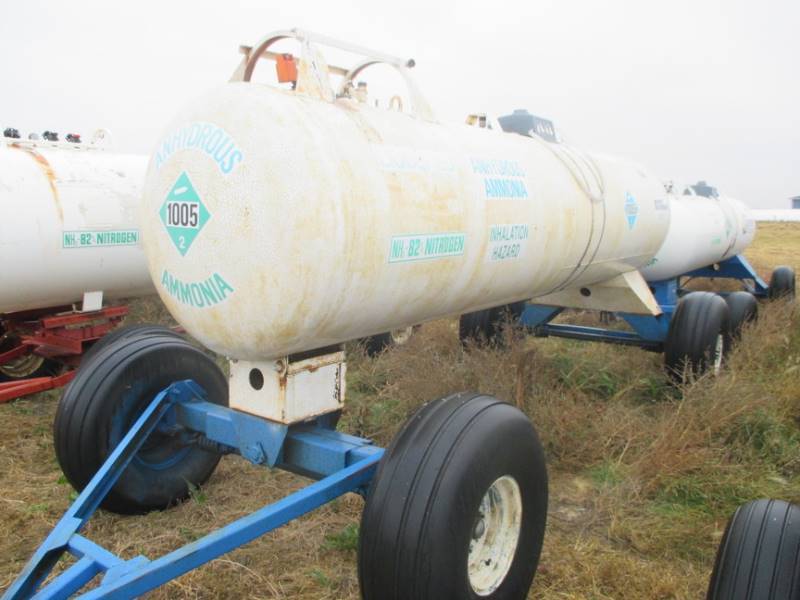 1,000 gal Anhydrous TankTrailer