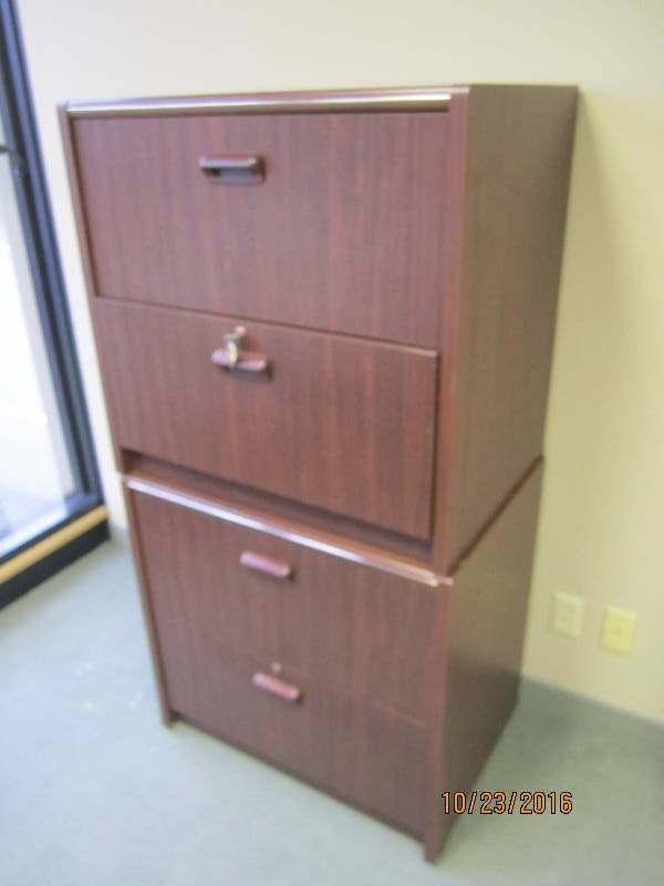 Locking file drawer, 2 matching uni...