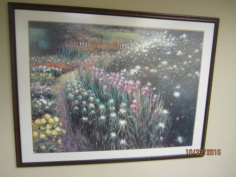 Floral scene 42 x 32 ...
