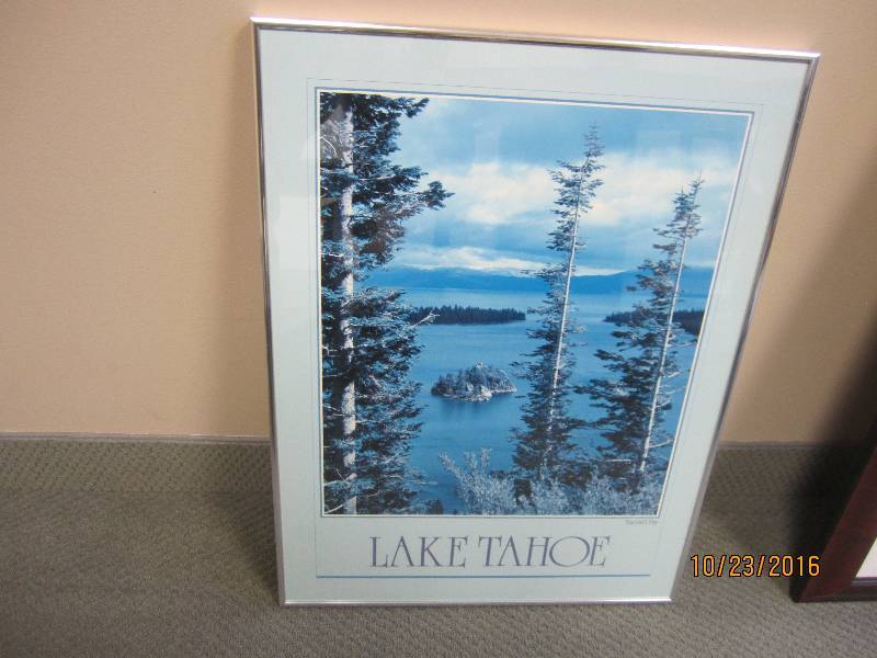 Lake Tahoe print, 18 x 24...