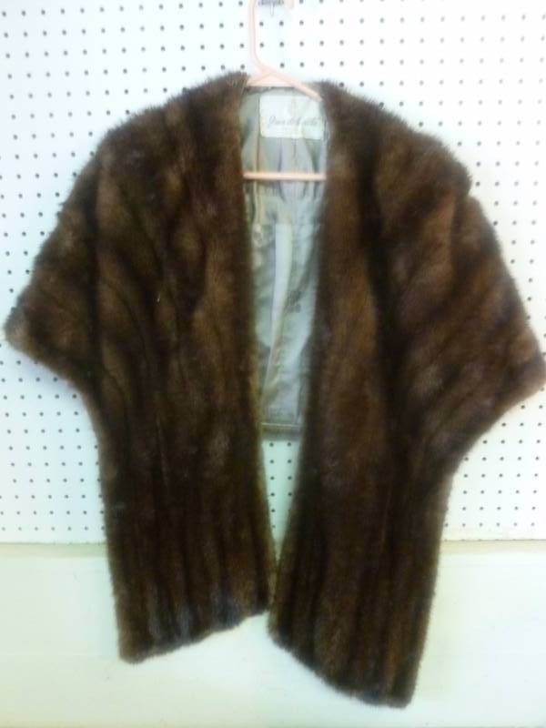 Vintage Mink Shawl