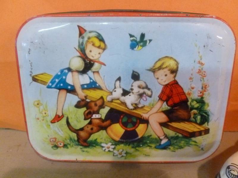 Vintage Metal Container