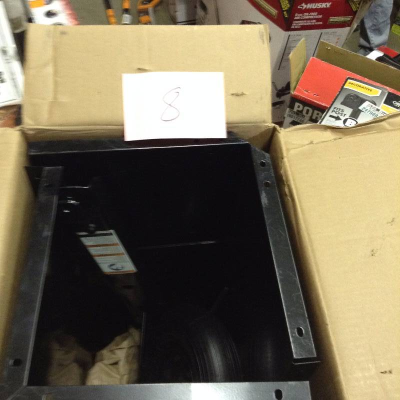 lot 8 image: AllFit HD 9 cu Ft Steel Dump Cart New