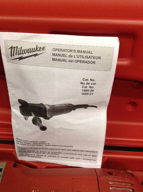 lot 11 image: Milwaukee Heavy Duty Super Hawg used in good working condition