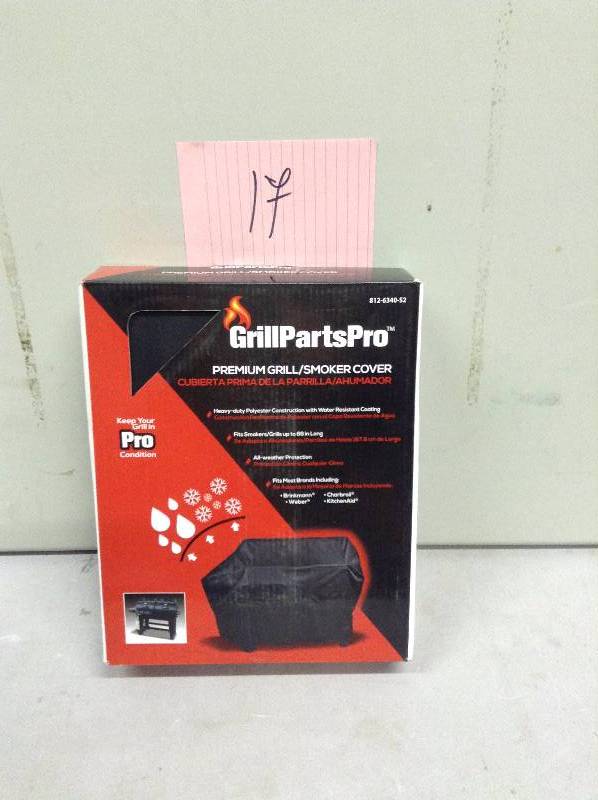 lot 17 image: GrillPartsPro Premium GrillSmoker Cover