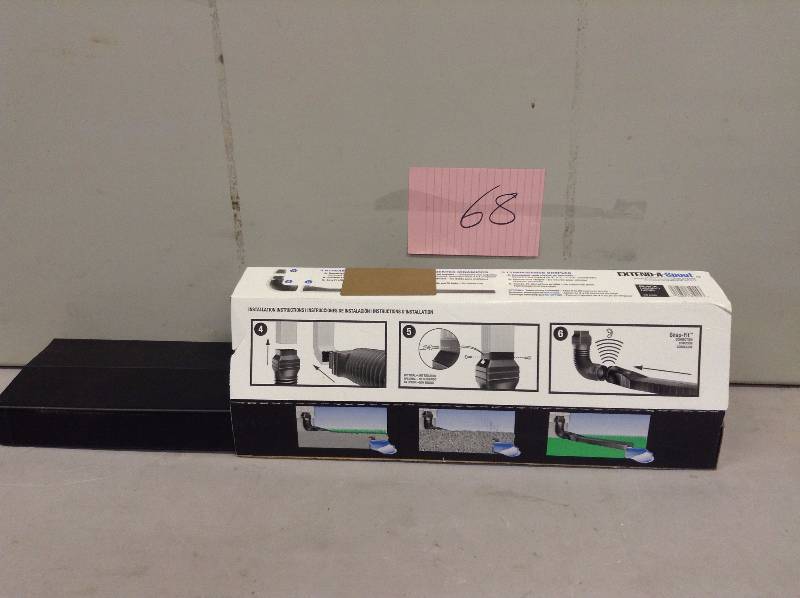 lot 68 image: Extend-A-Spout low profile drainage system never used