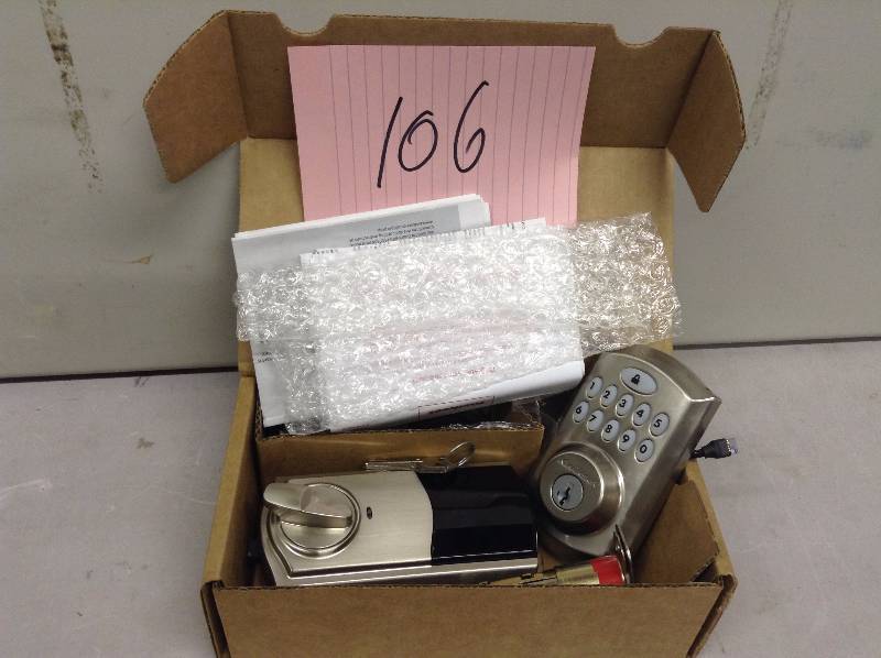 lot 106 image: Kwikset Smart Code Touchpad Electronic Deadbolt