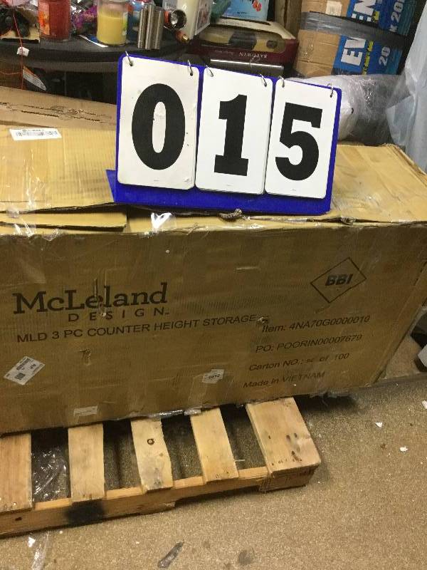 McLeland Design 3 PC Counter-Height Dining Set  stock and actual photos used to display item