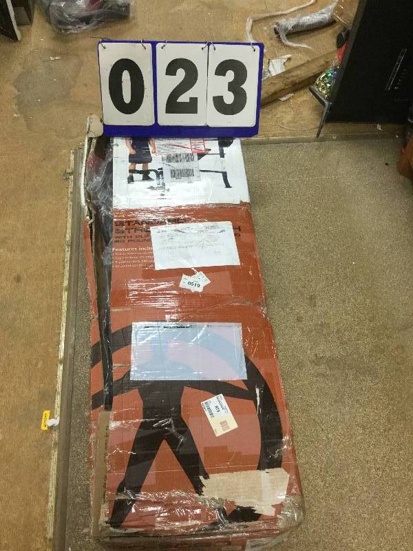 Marcy Diamond Standard Bench with 80 lb. Weight Set stock and actual photos used to display item