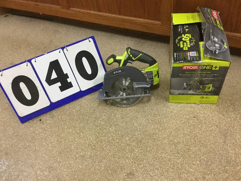 Ryobi ONE 18-Volt 6-12 in. Cordless Circular Saw (Tool Only)-P507 Never used