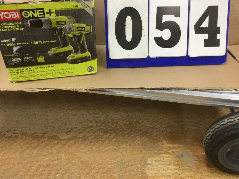 Ryobi ONE 18-Volt Lithium-Ion Cordless DrillDriver and Impact Driver Kit (2-Tool) Never used