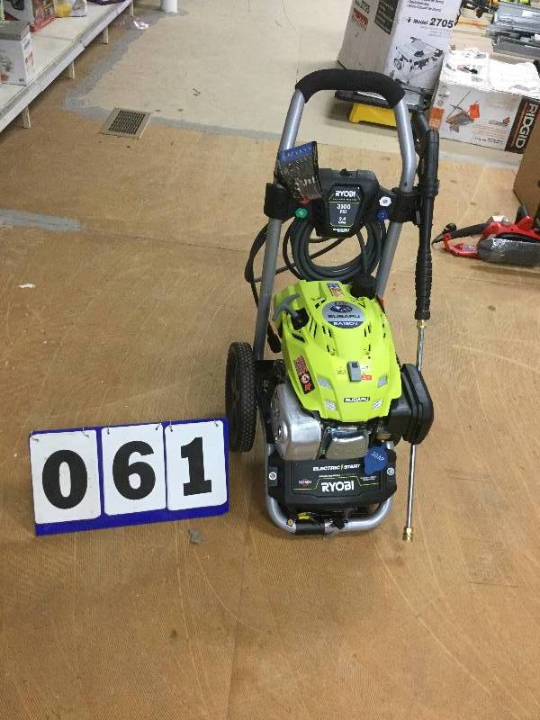 Ryobi 3100 PSI Preassure Washer  in like New working conditions