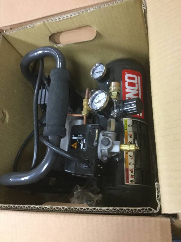 Senco PC1010 1 Gal HP Compressor in like new working condition