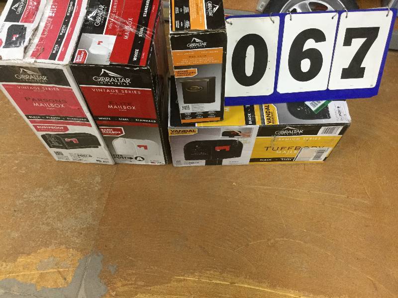 Lot of assorted Gibraltar Mailboxes