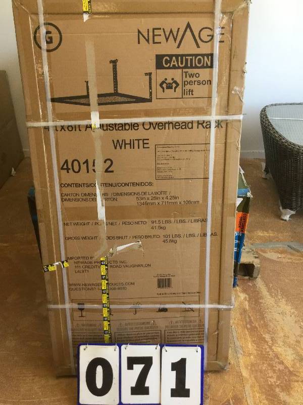 4 x 8 VersaRack Ceiling Storage Rack White Never used