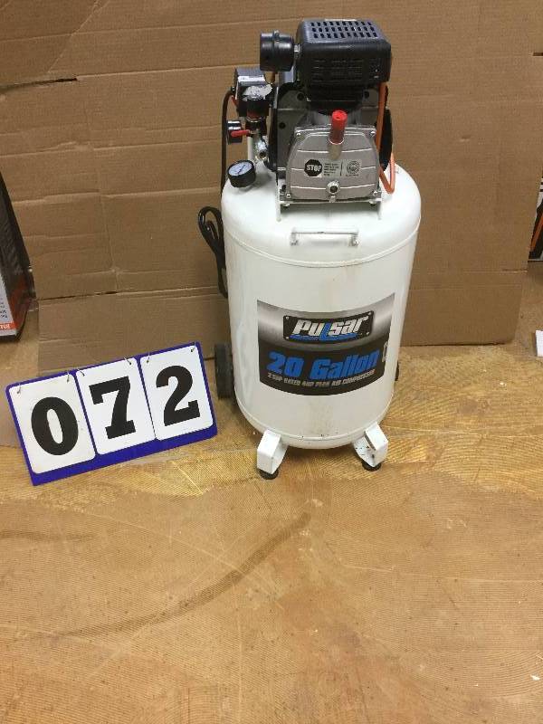 Pulsar PCE6200 Vertical Electrical Air Compressor, 20-Gallon in like new condition