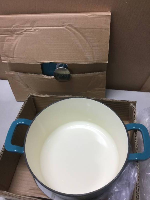 Food Network Enameled Cast Iron Dutch Oven Never used