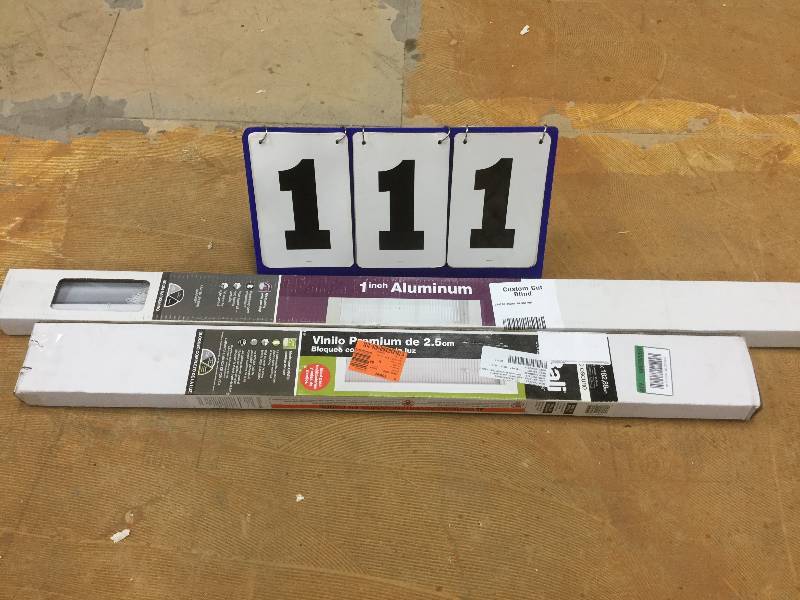 Bali 1 in cut to size mini blinds Lot of 2
