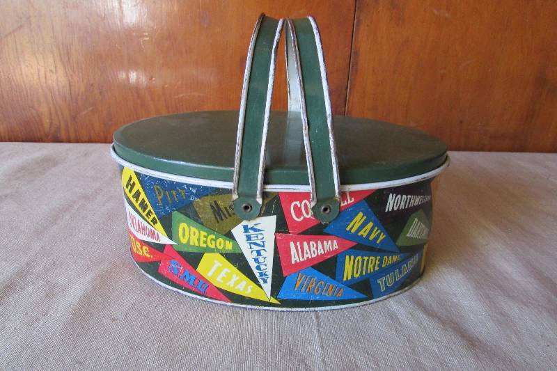 Vintage NCAA Tin