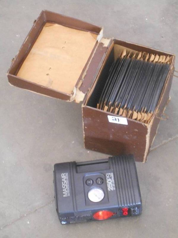 lot 21 image: (1) 250PSI 12Volt Air Compressor & ...