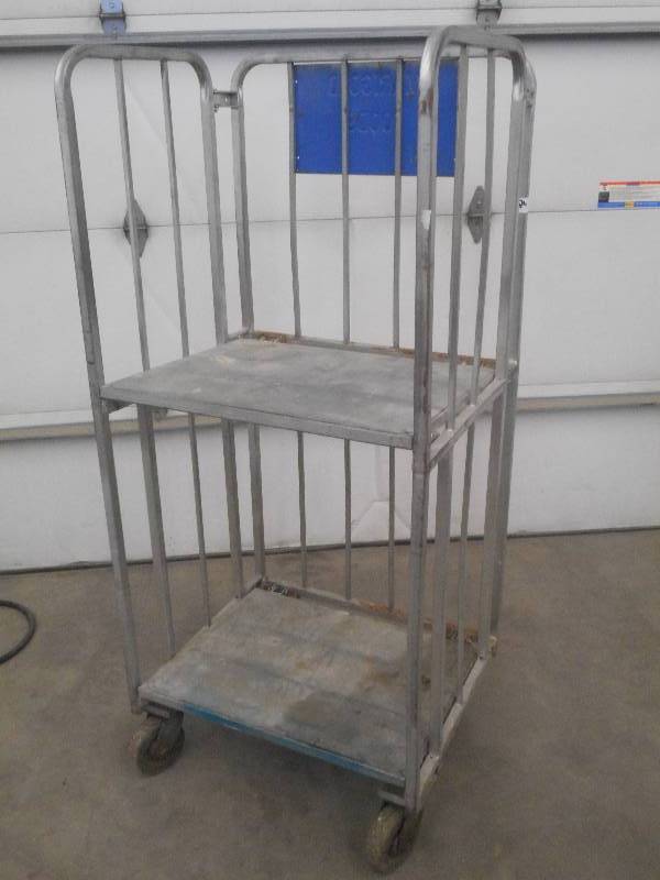 lot 24 image: 2-Level Collapsible Rolling Steel S...
