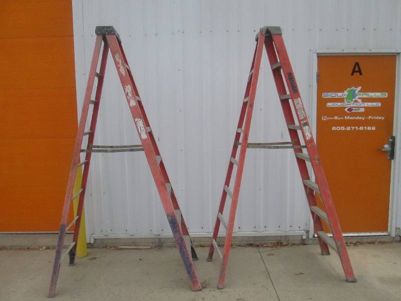 lot 20 image: 2 - 8-ft. Ladders