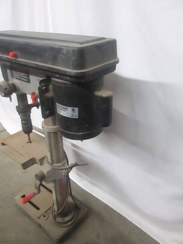 Craftsman 12" Drill Press with LaserTrac. Job Site SemiTrailer