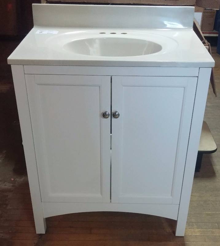 Bathroom Vanity - White