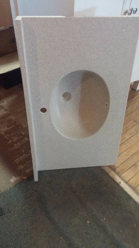 Vanity Top in Bermuda Sand