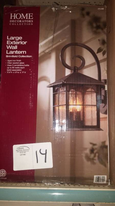 Large Exterior Wall Lantern
