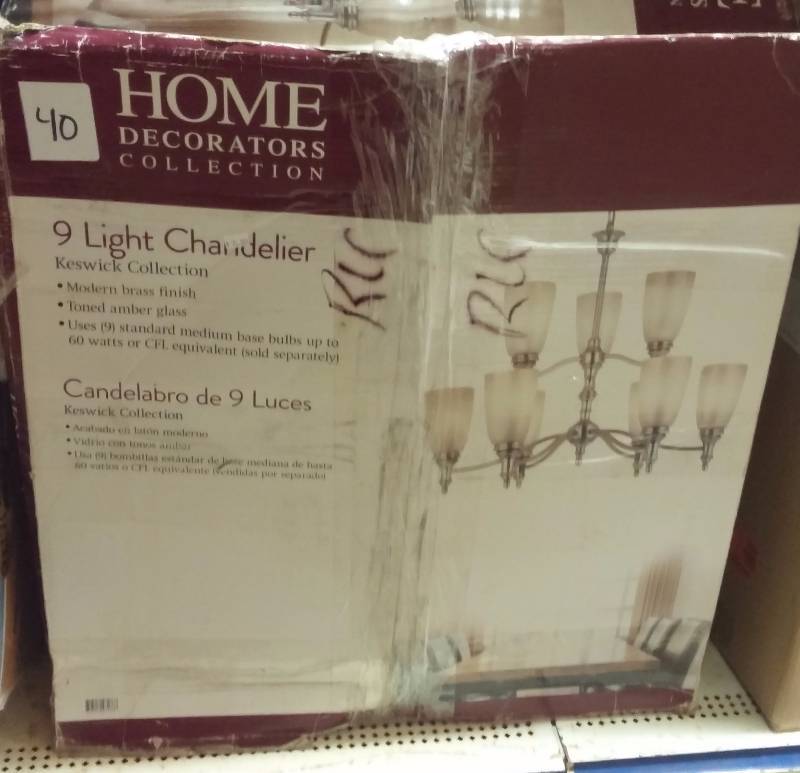9 light Chandelier