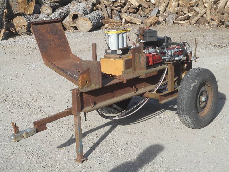 Towable Gas-Powered Wood Splitter, ...