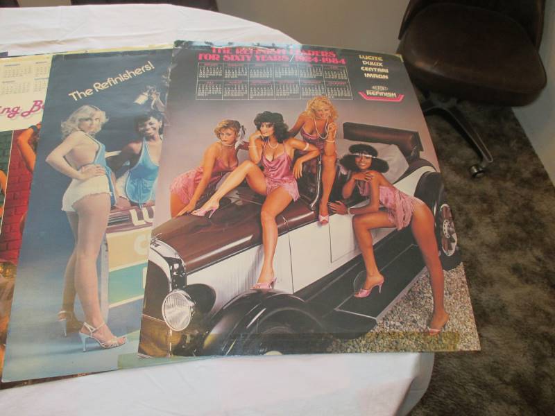 80s Car & Model Calendars