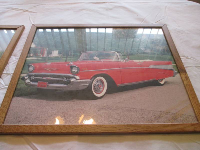 (2) 57 Chevy Pictures